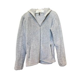 Kuhl heather grey fleece coat jacket women's
